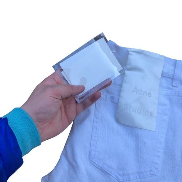 Brand New Acne Studios Jeans Size 31 ACE WHITE - Picture 3 of 16